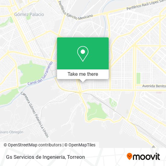 Mapa de Gs Servicios de Ingeniería
