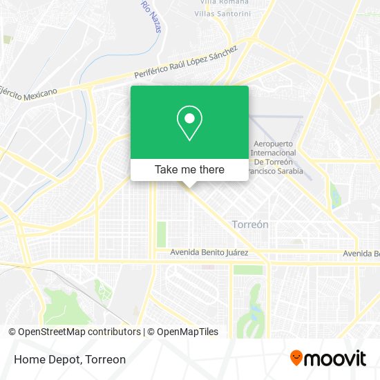 Home Depot map