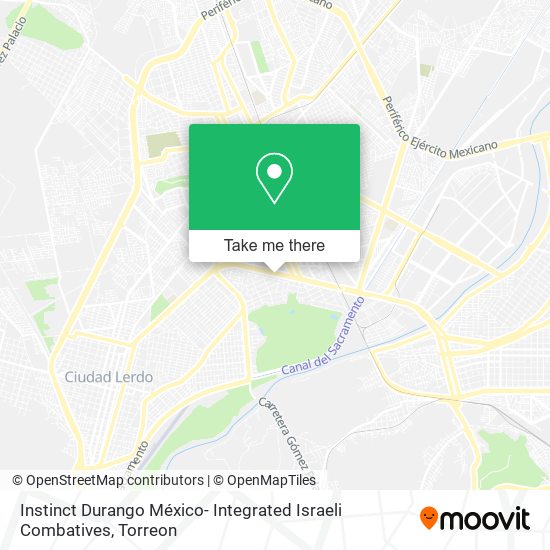 Mapa de Instinct Durango México- Integrated Israeli Combatives