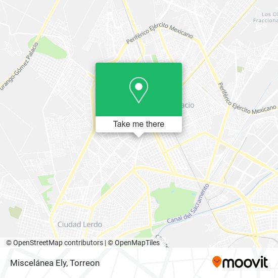 Mapa de Miscelánea Ely