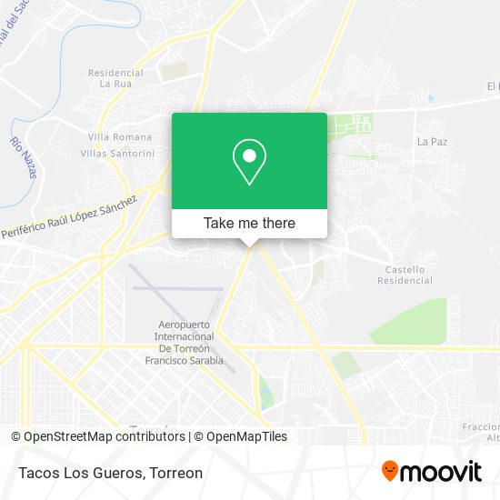Mapa de Tacos Los Gueros