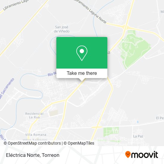 Mapa de Eléctrica Norte