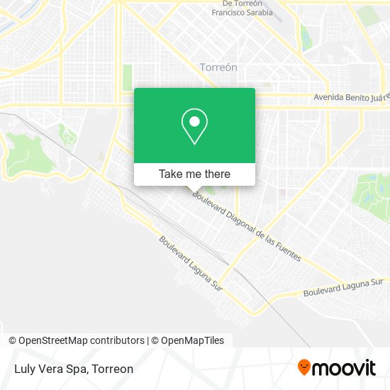 Luly Vera Spa map