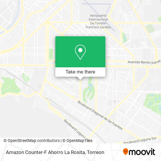 Mapa de Amazon Counter-F Ahorro La Rosita