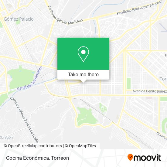 Cocina Económica map