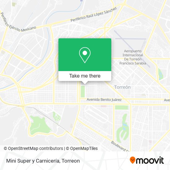 Mini Super y Carnicería map