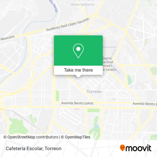 Mapa de Cafetería Escolar