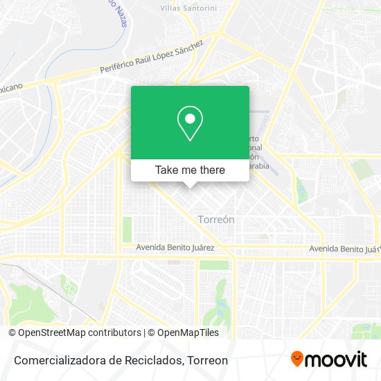 Comercializadora de Reciclados map