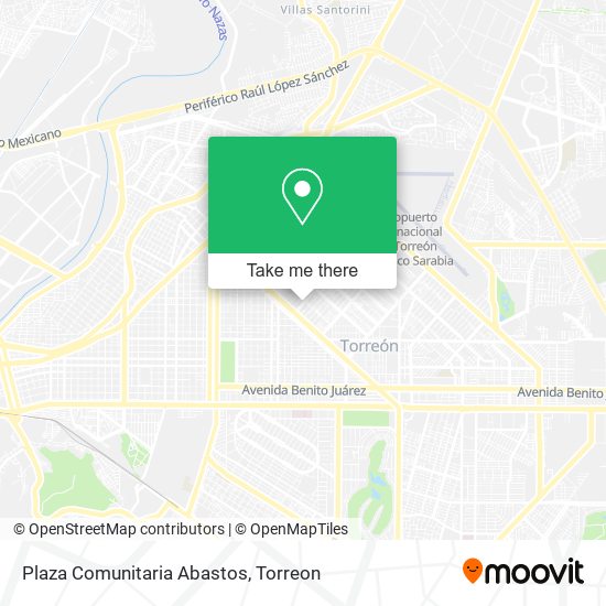 Mapa de Plaza Comunitaria Abastos