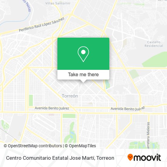 Centro Comunitario Estatal Jose Martí map