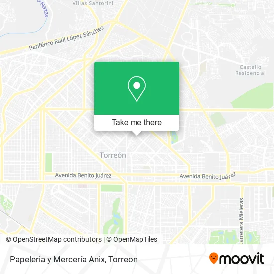 Papeleria y Mercería Anix map