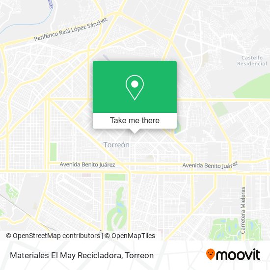 Materiales El May Recicladora map