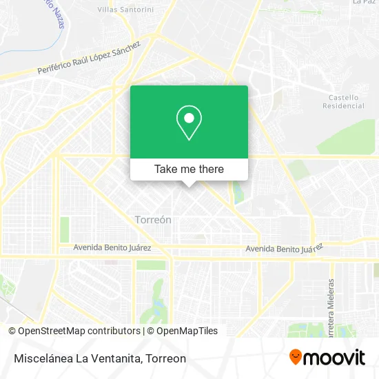 Mapa de Miscelánea La Ventanita
