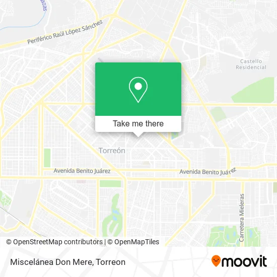 Miscelánea Don Mere map
