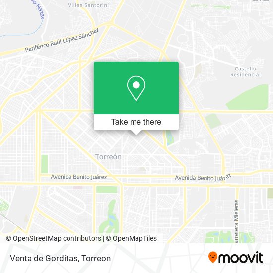 Venta de Gorditas map