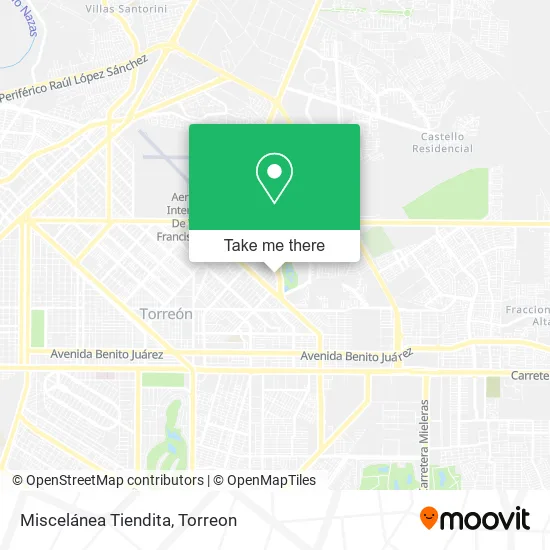 Mapa de Miscelánea Tiendita