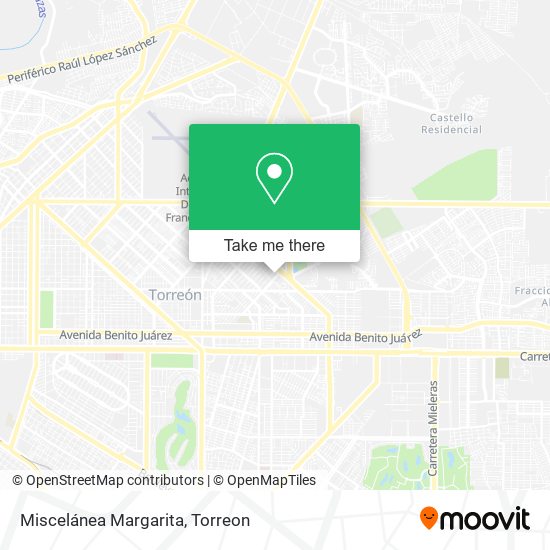 Miscelánea Margarita map