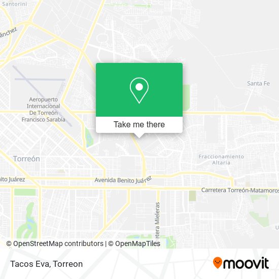 Tacos Eva map