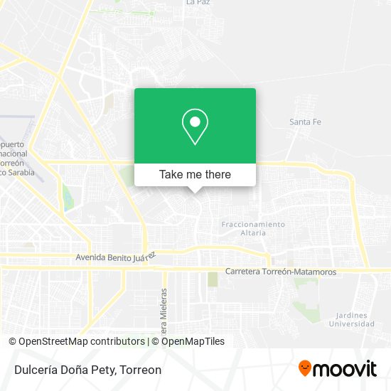 Dulcería Doña Pety map