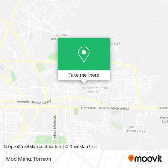 Mapa de Mod Manu