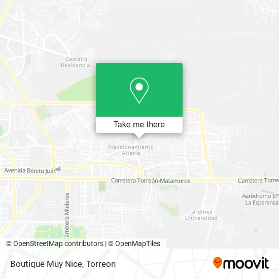 Boutique Muy Nice map