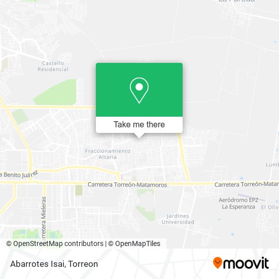 Mapa de Abarrotes Isai