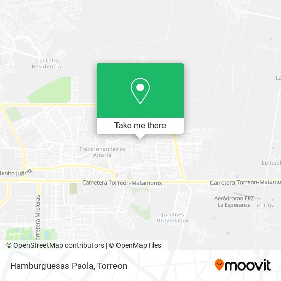 Hamburguesas Paola map