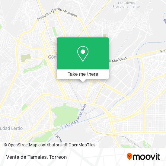 Venta de Tamales map