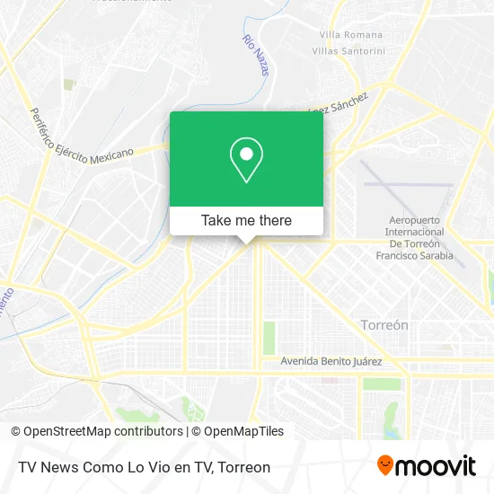 TV News Como Lo Vio en TV map