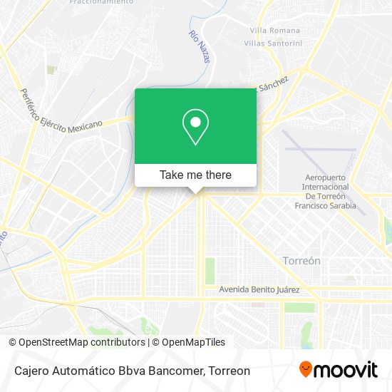 Cajero Automático Bbva Bancomer map