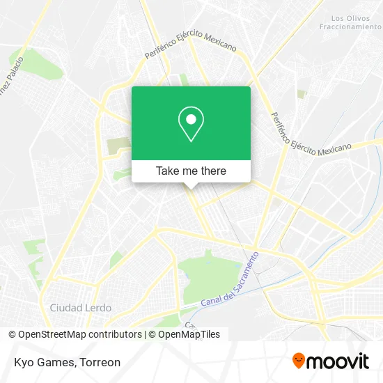 Mapa de Kyo Games