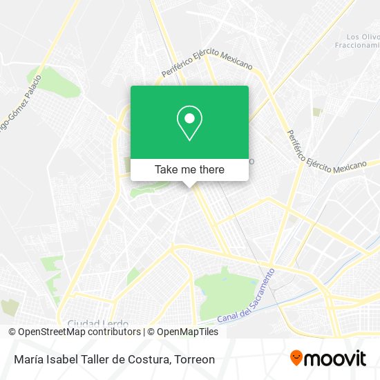 Mapa de María Isabel Taller de Costura