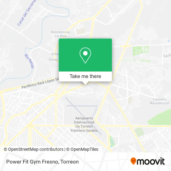 Power Fit Gym Fresno map