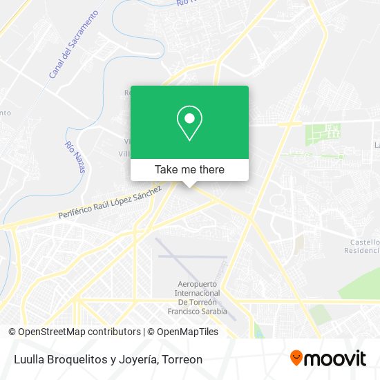Mapa de Luulla Broquelitos y Joyería