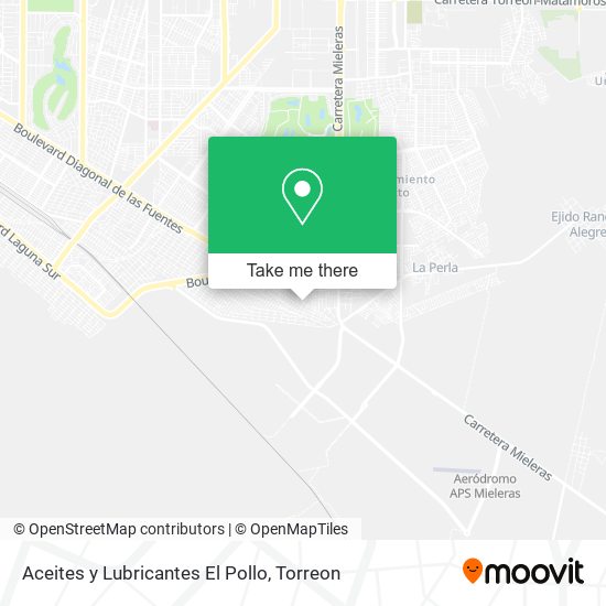 Aceites y Lubricantes El Pollo map