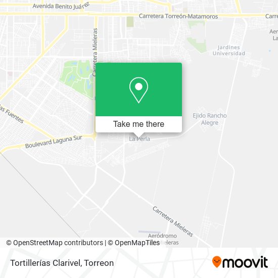 Tortillerías Clarivel map