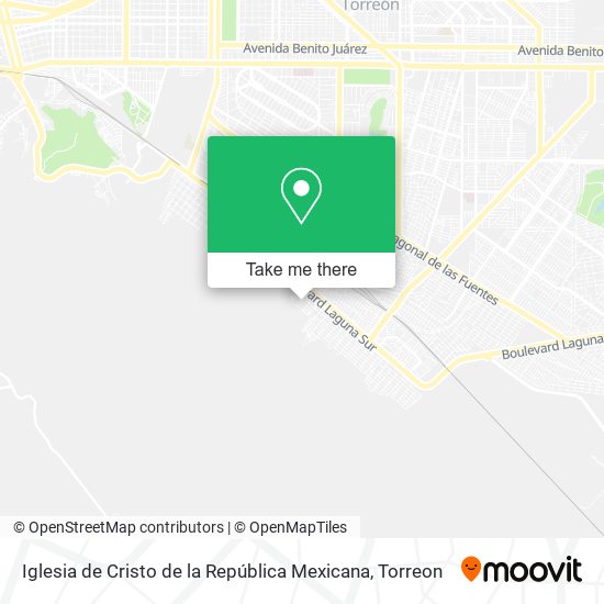 Iglesia de Cristo de la República Mexicana map