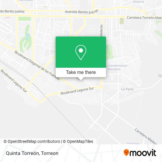 Quinta Torreón map