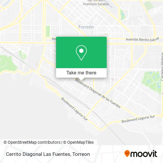 Cerrito Diagonal Las Fuentes map