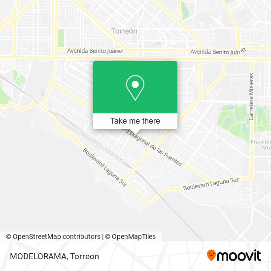 Mapa de MODELORAMA