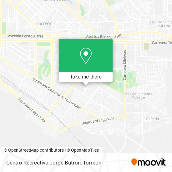 Mapa de Centro Recreativo Jorge Butrón