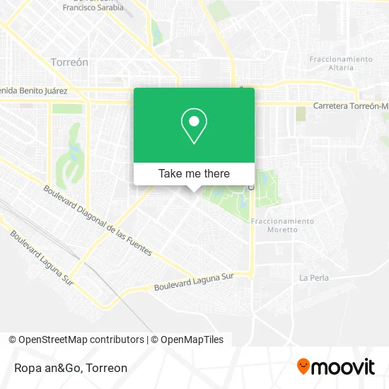 Ropa an&Go map