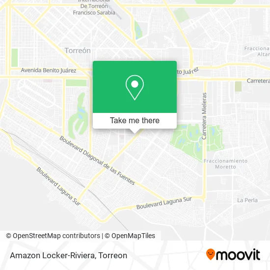 Amazon Locker-Riviera map
