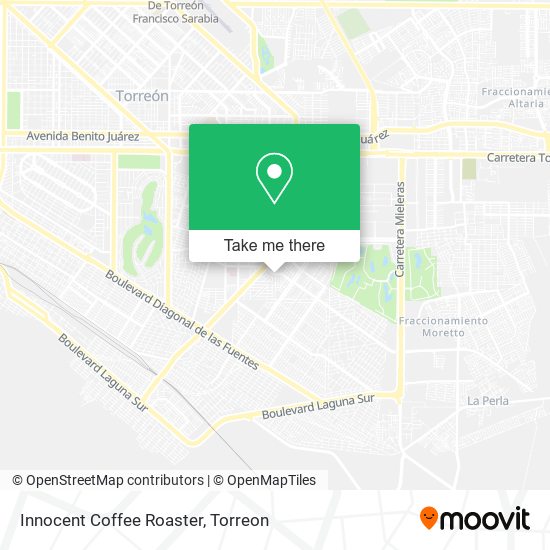 Mapa de Innocent Coffee Roaster