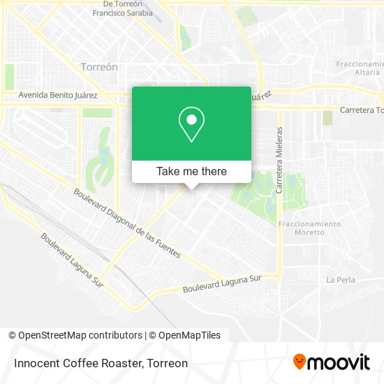 Innocent Coffee Roaster map