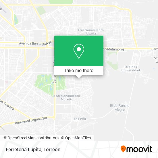Ferretería Lupita map