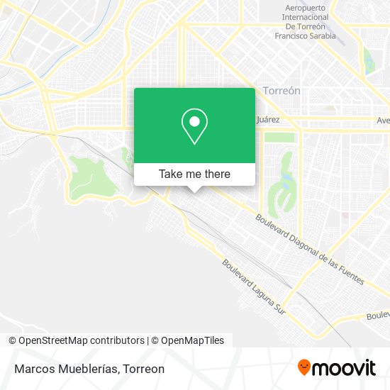 Mapa de Marcos Mueblerías