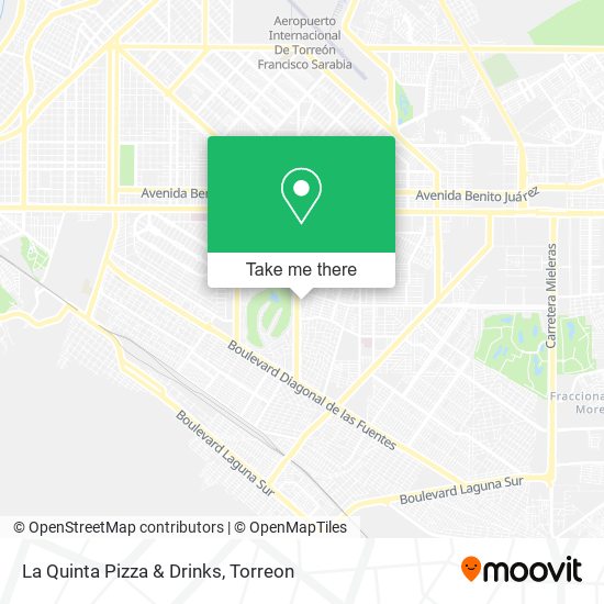 La Quinta Pizza & Drinks map