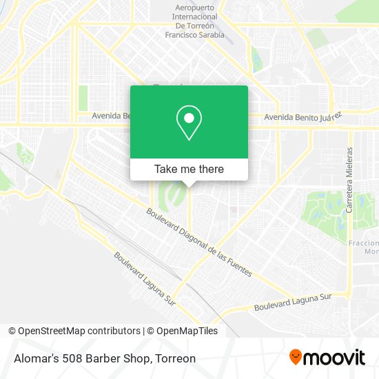 Alomar's 508 Barber Shop map