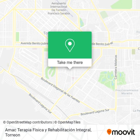 Amac Terapia Física y Rehabilitación Integral map